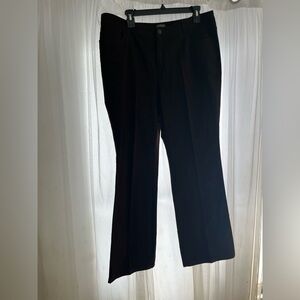 Women’s Size Extra Large Brown curvy Brown Pants Jeans Flare additions By Chicos